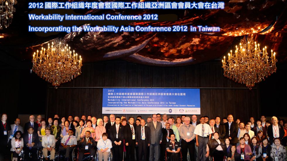 2012年 伊甸举办WI年会，22国家地区交流身障就业理念