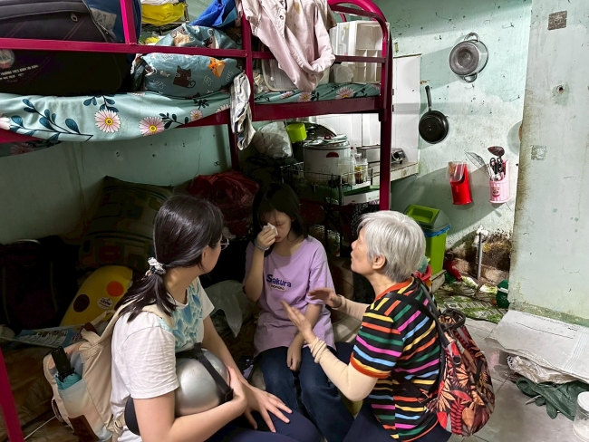 伊甸与越南教会团队，前往探视在地家庭