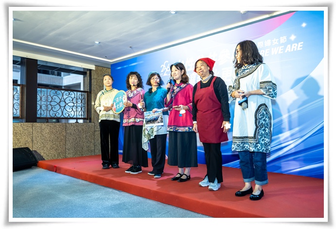 记者会中，邀请四位不同领域的女力代表，分享就业与成长经验。