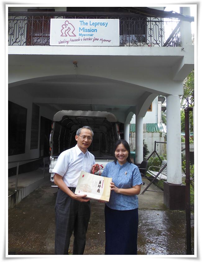 在外交部补助下，与缅甸身障组织TLMM合作义肢捐赠计画