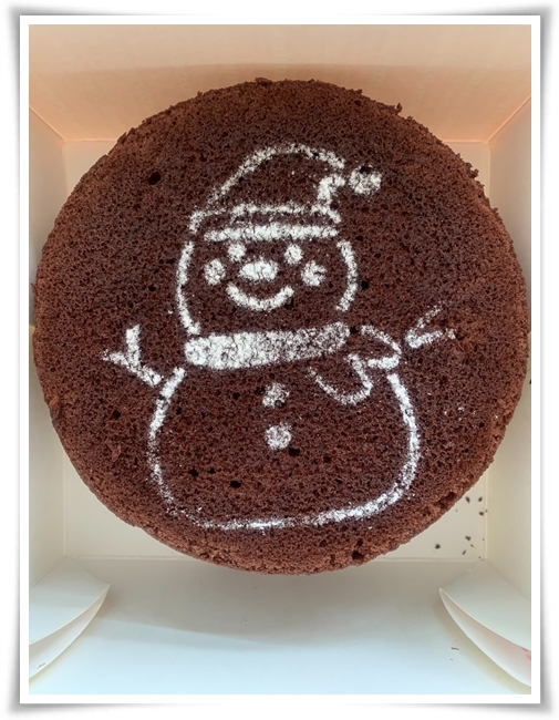 爱分享圣诞蛋糕(雪人巧克力蛋糕)