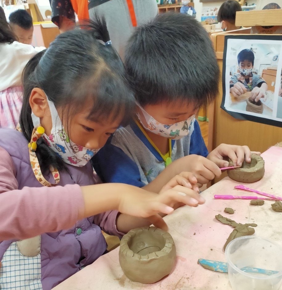 苗栗五谷非营利幼儿园 梦想陶器餐桌，来“食茶”