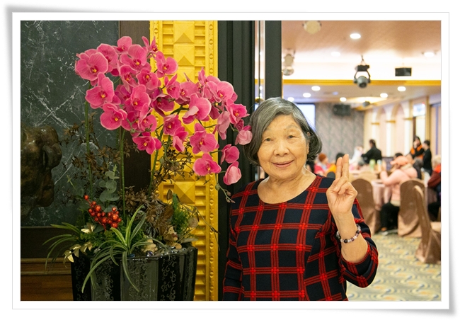活力满满的陈李阿銮阿嬷，今年第六次跟大家一起爱围炉
