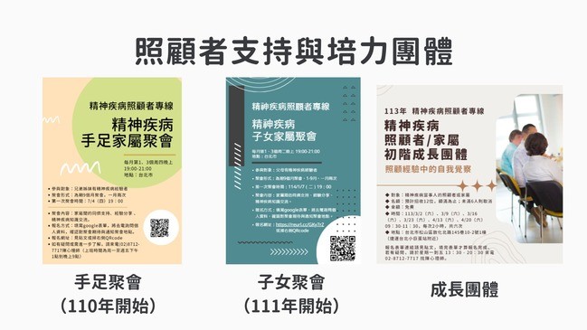 照顾者支持与培力团体