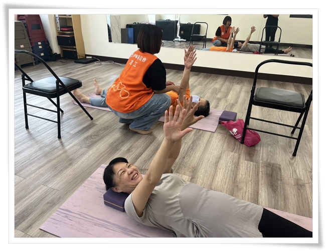 视障者蔡秀如在婵柔运动中释放身心压力
