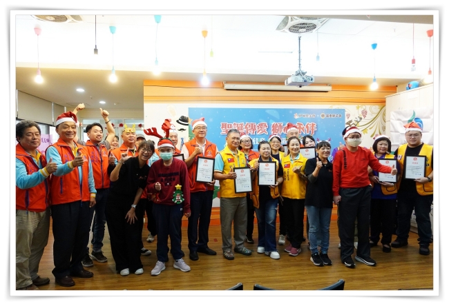 高雄市國泰獅子會蒞臨溫馨家園,陪伴身障青年過節