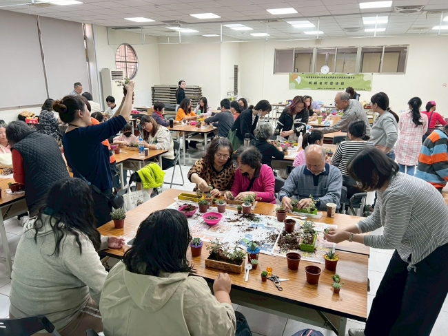 伊甸办园艺疗愈课程,替照顾者纾压