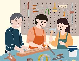 伊甸罗赖把志工培训 木工课程开课啰！