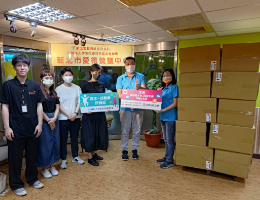 长稳社福与稳茂生药捐物资 增进伊甸身障住民身体机能