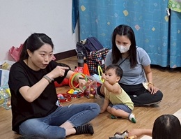 仁武据点宝宝律动健康操 亲子同享健身乐