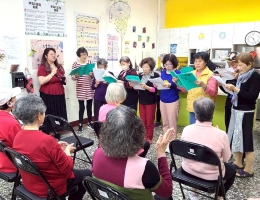 伊甸C据点长照站成果展 温馨迎圣诞