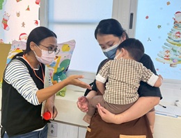 伊甸旗津据点走进社区筛检 让幼儿健康成长