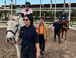 伊甸携手警政推动多元复能新体验 新庄幸福小作所骑马趣