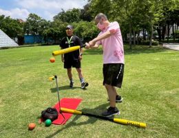 伊甸身障学员热血挥棒 打开第12届无障碍生活节