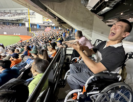 从电视转播到现场应援 宜兰教养院棒球迷七年后再圆梦